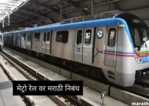 मेट्रो रेल वर मराठी निबंध Essay On Metro Rail In Marathi